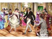 خرید نخ و نقشه تابلو فرش مجلس رقص