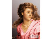 نخ و نقشه تابلو فرش دختر خارجی