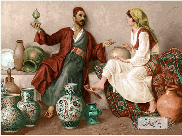 خرید نخ و نقشه طرخ ایرانی