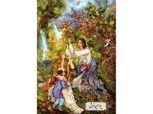 خرید نخ و نقشه تابلو فرش مینیاتور بخشش آزادی - کد NM5618