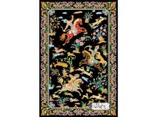 نخ و نقشه تابلو فرش طرح شکارگاه - کد NZ2826