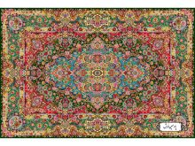 نخ و نقشه فرش نفیس تبریز - کد NZ2849