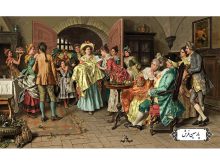 نخ و نقشه تابلو فرش طرح تولد نوزاد