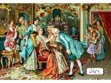 نخ و نقشه تابلو فرش طرح دستبوسی