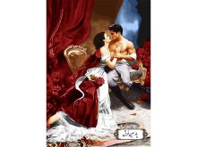 نخ و نقشه تابلو فرش طرح آتش عشق