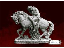 نخ و نقشه تابلو فرش طرح تندیس لیدی