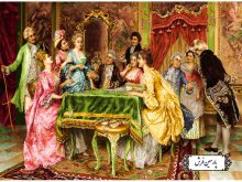 نخ و نقشه تابلو فرش کامپیوتری طرح پاسور باز - کد NF2353